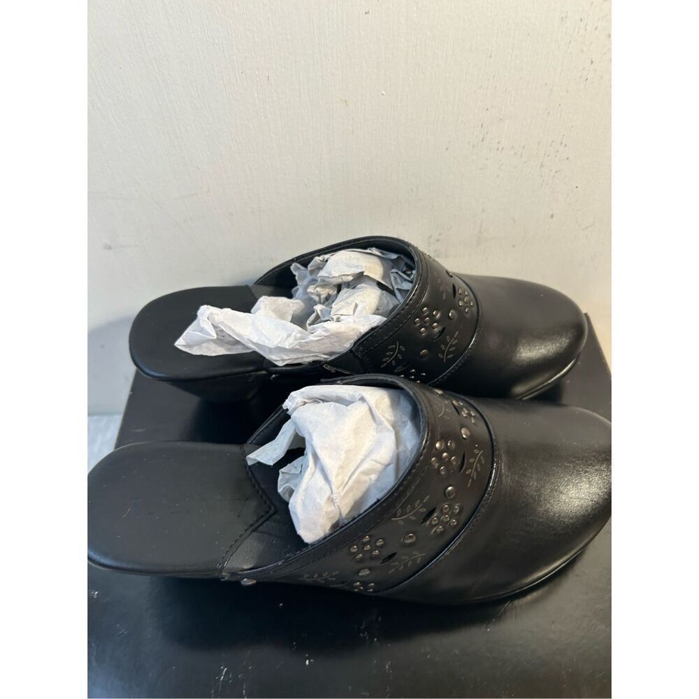Relativity shoes re-bingham‎ 9m black wedge tooled